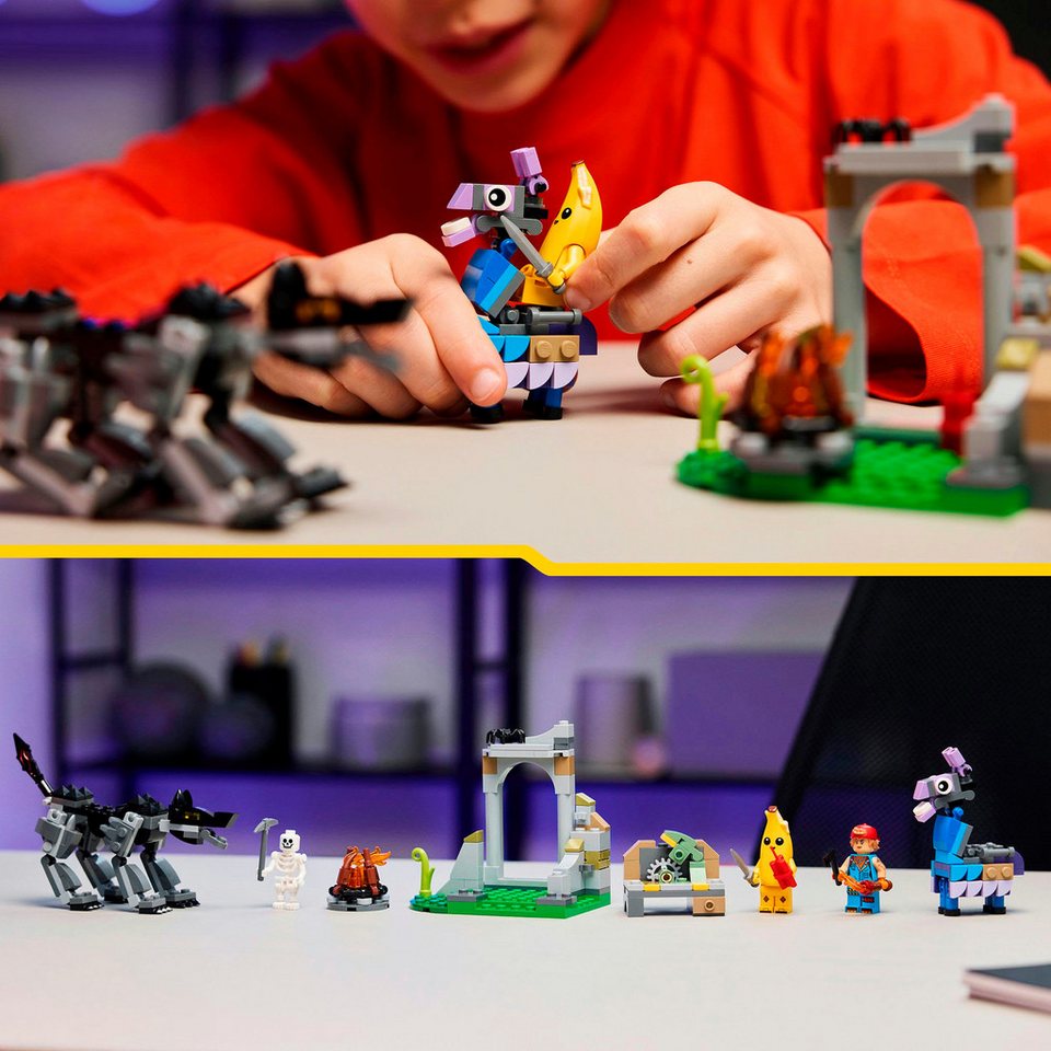 LEGO® Das Lager von Schali und der Zündkerzenkünstlerin (77075) Konstruktionsspielsteine, (250 St), LEGO Fortnite; Made in Europe