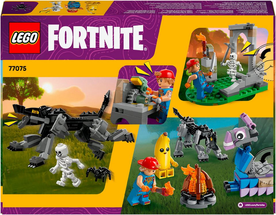 LEGO® Das Lager von Schali und der Zündkerzenkünstlerin (77075) Konstruktionsspielsteine, (250 St), LEGO Fortnite; Made in Europe