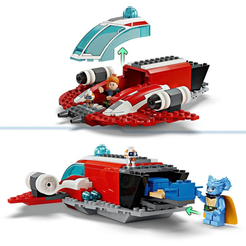 LEGO® Der Crimson Firehawk™ (75384), LEGO Star Wars™ Konstruktionsspielsteine, (136 St), Made in Europe