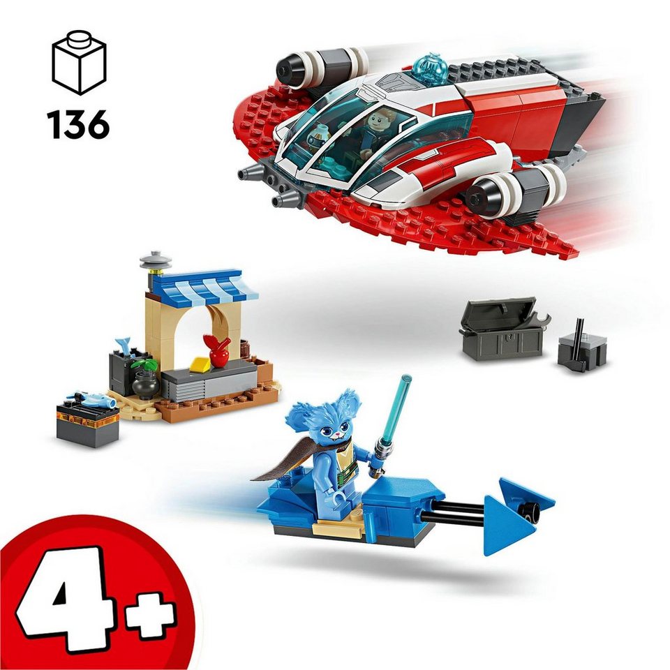 LEGO® Der Crimson Firehawk™ (75384), LEGO Star Wars™ Konstruktionsspielsteine, (136 St), Made in Europe