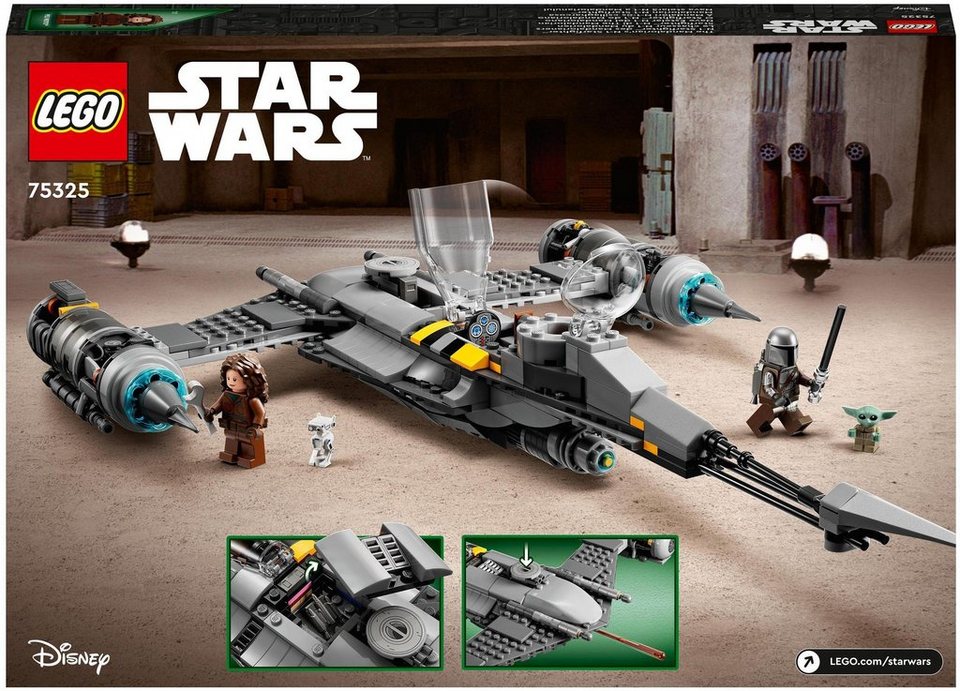 LEGO® Der N-1 Starfighter des Mandalorianers (75325), LEGO® Star Wars™ Konstruktionsspielsteine, (412 St)