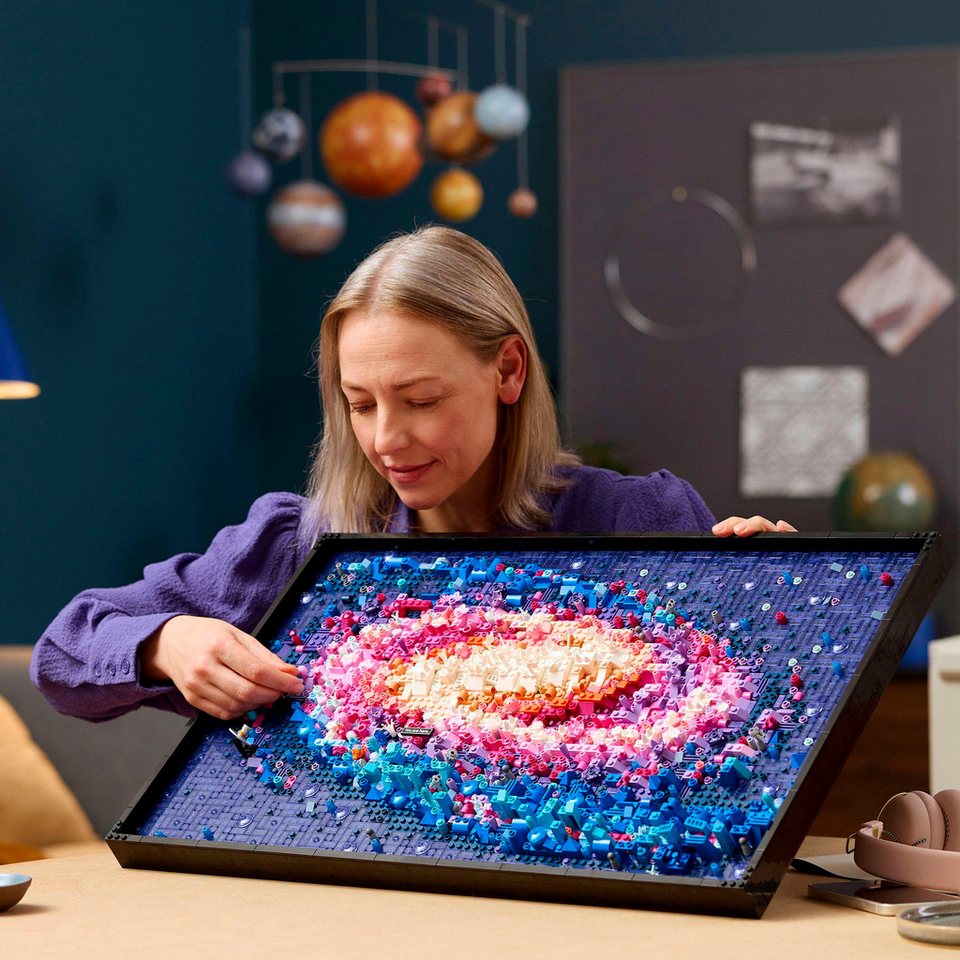 LEGO® Die Milchstraßen-Galaxie (31212), LEGO ART Konstruktionsspielsteine, (3091 St), Made in Europe