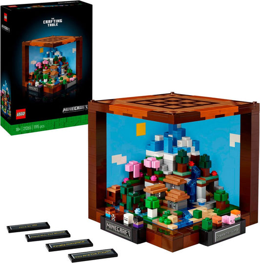 LEGO® Die Werkbank (21265), LEGO Minecraft Konstruktionsspielsteine, (1195 St), Made in Europe