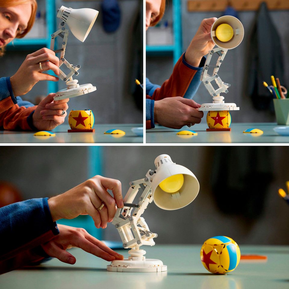 LEGO® Disney Pixar Luxo Jr. (21357), LEGO Ideas Konstruktionsspielsteine, (613 St), Made in Europe