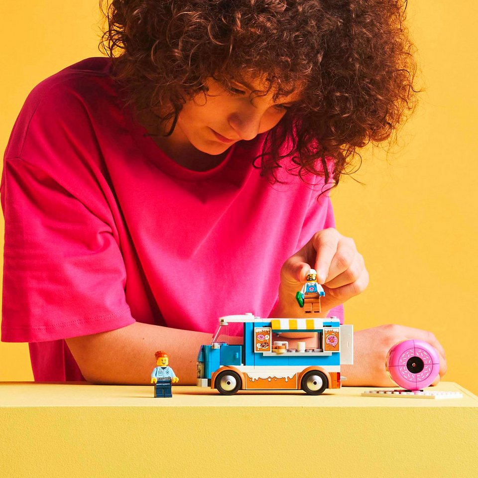 LEGO® Donut Truck (60452), LEGO City Konstruktionsspielsteine, (196 St), Made in Europe