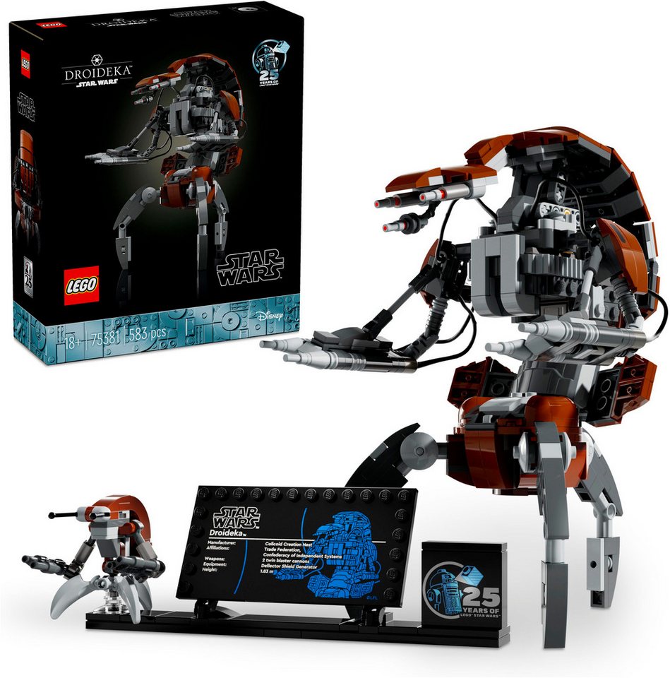 LEGO® Droideka™ (75381), LEGO Star Wars ™ Konstruktionsspielsteine, (583 St)