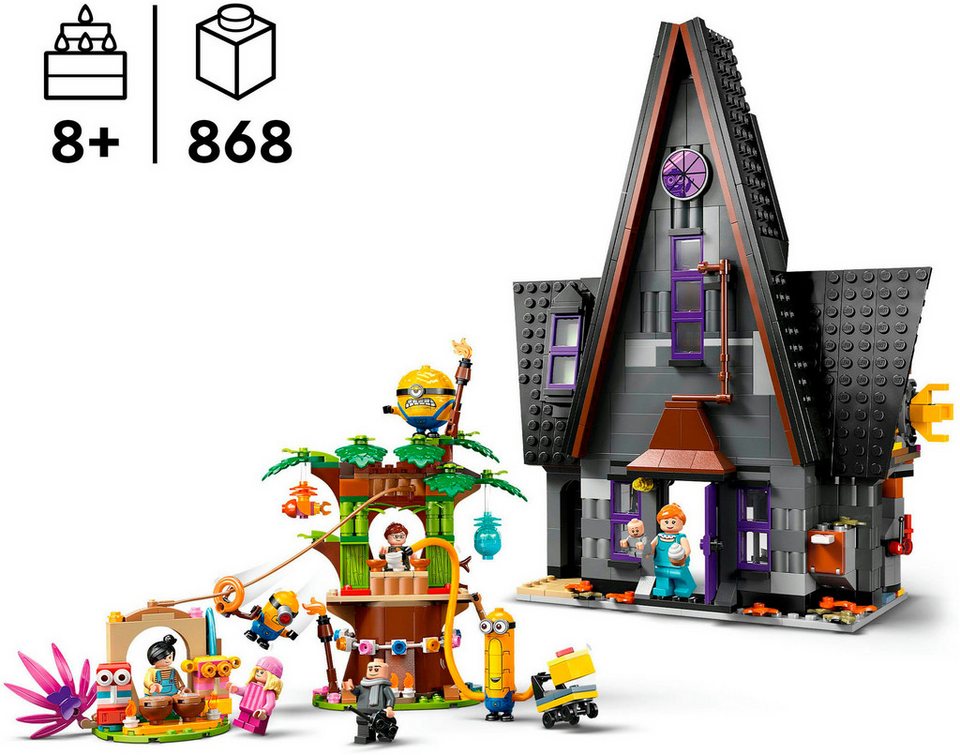 LEGO® Familienvilla von Gru und den Minions (75583), LEGO Despicable Me Konstruktionsspielsteine, (868 St), Made in Europe