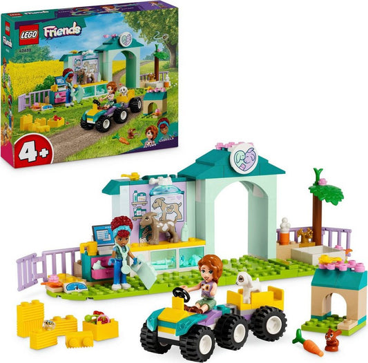 LEGO® Farmtierklinik (42632), LEGO Friends Konstruktionsspielsteine, (161 St), Made in Europe