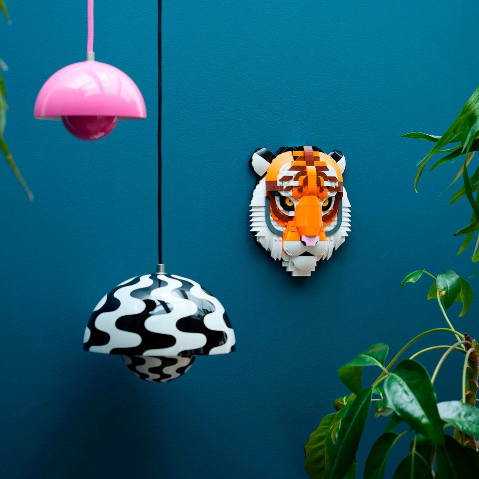 LEGO® Fauna Collection - Tiger (31217), LEGO ART Konstruktionsspielsteine, (744 St), Made in Europe