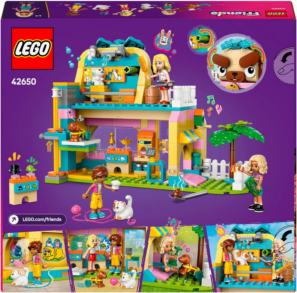 LEGO® Geschäft für Haustierzubehör (42650), LEGO Friends Konstruktionsspielsteine, (375 St), Made in Europe