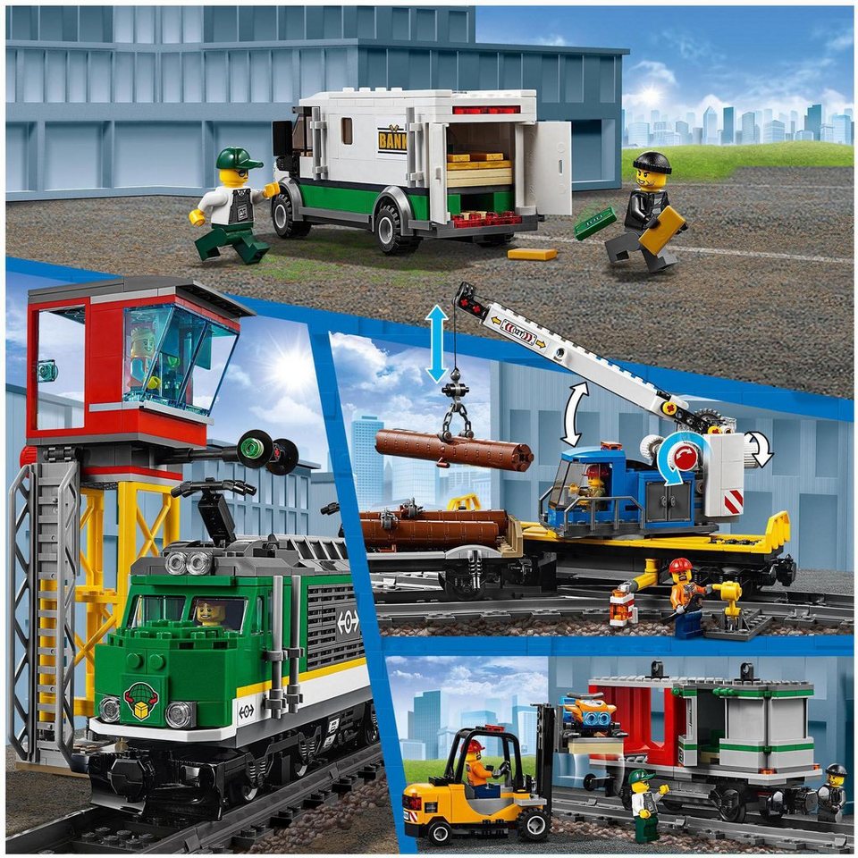 LEGO® Güterzug (60198), LEGO® City Konstruktionsspielsteine, (1226 St)