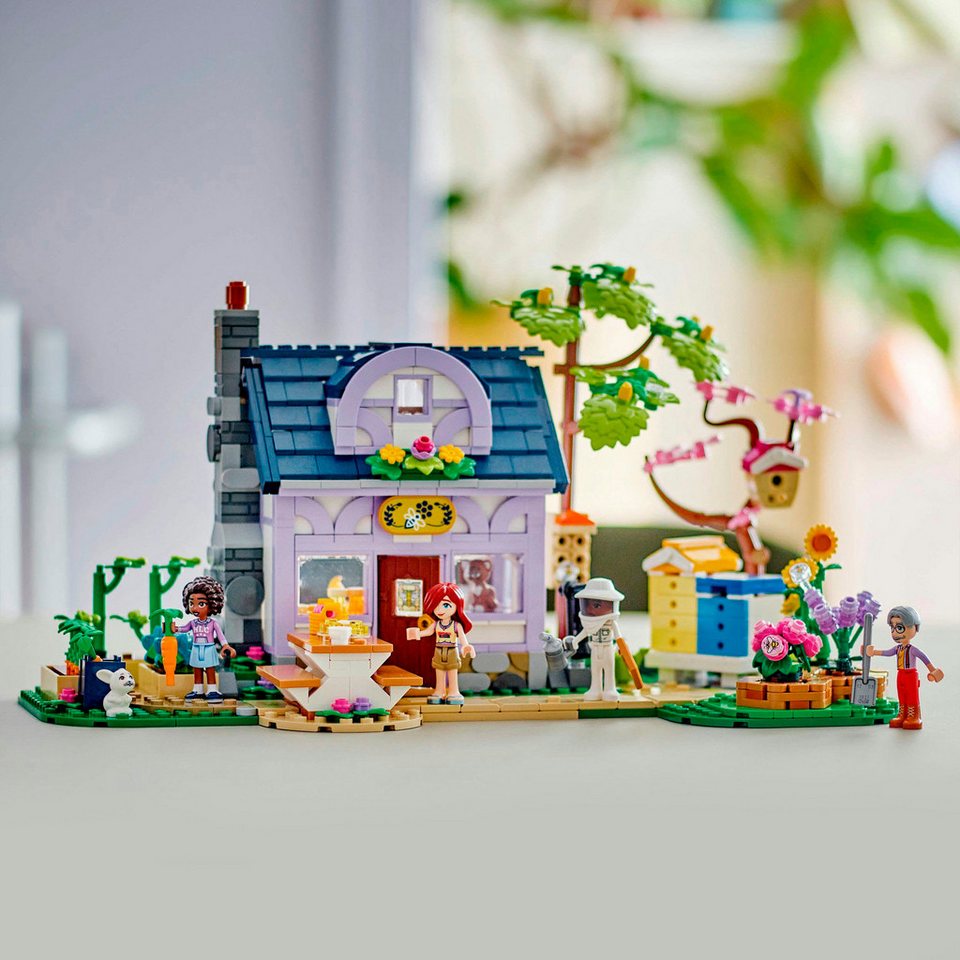 LEGO® Haus und Blumengarten der Imker (42669), LEGO Friends Konstruktionsspielsteine, (1161 St), Made in Europe
