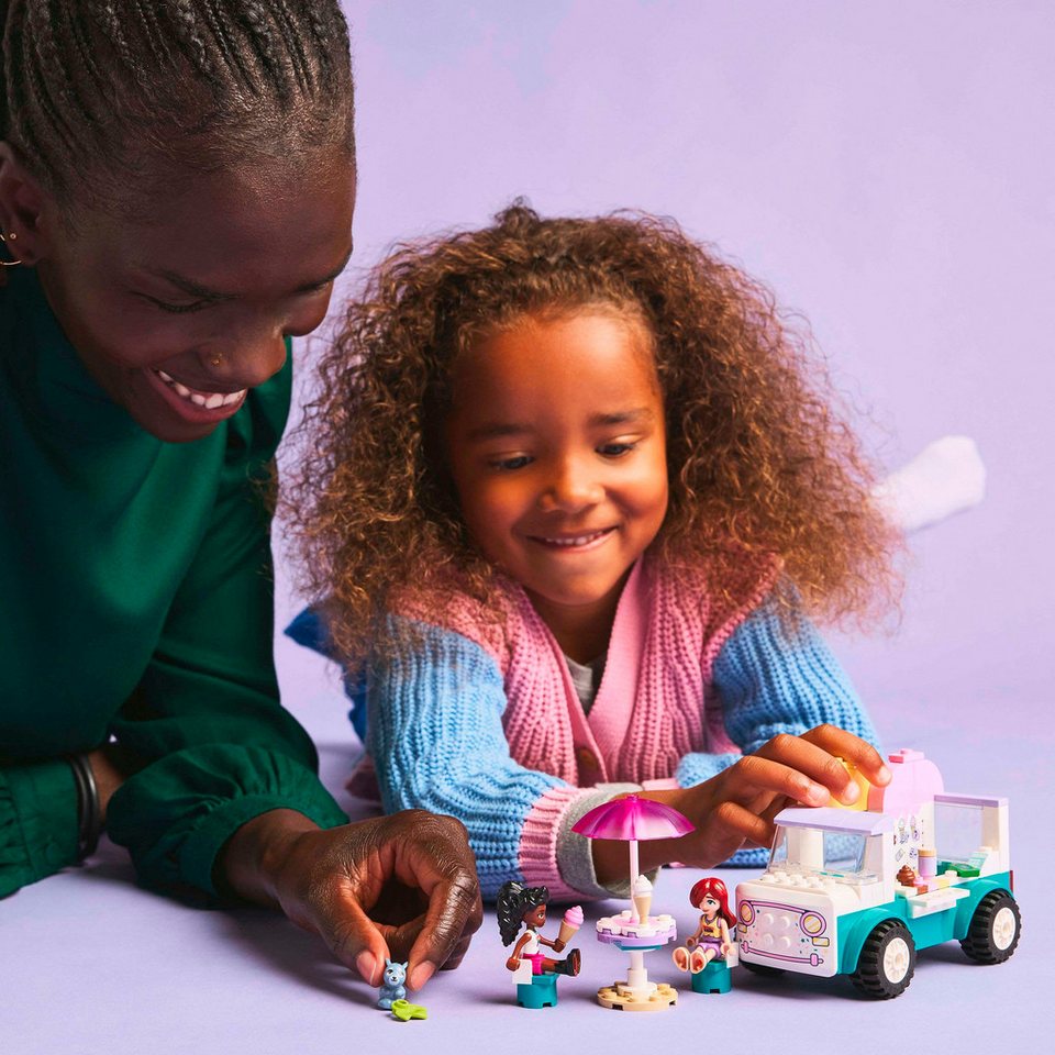 LEGO® Heartlake City Eiswagen (42644), LEGO Friends Konstruktionsspielsteine, (92 St), Made in Europe