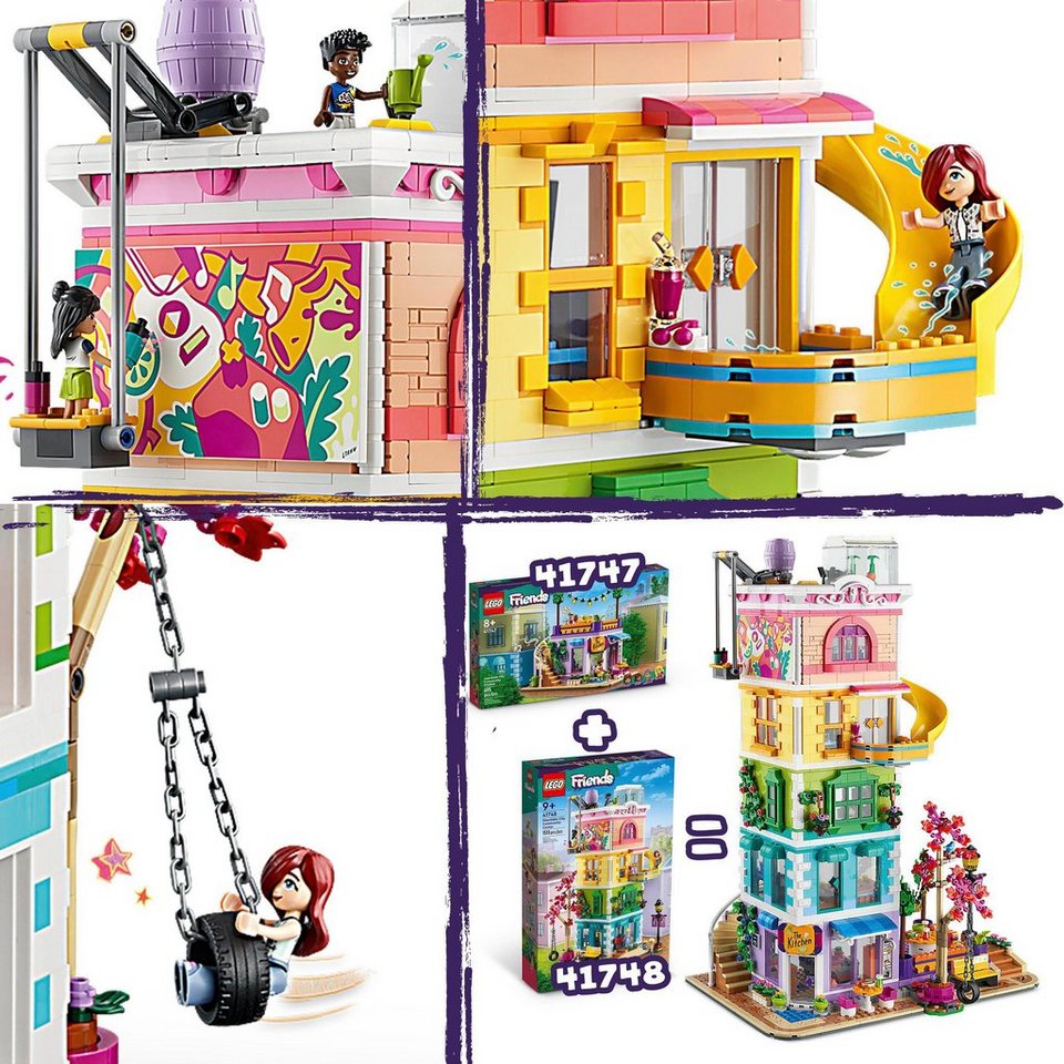 LEGO® Heartlake City Gemeinschaftszentrum (41748), LEGO® Friends Konstruktionsspielsteine, (1513 St), Made in Europe