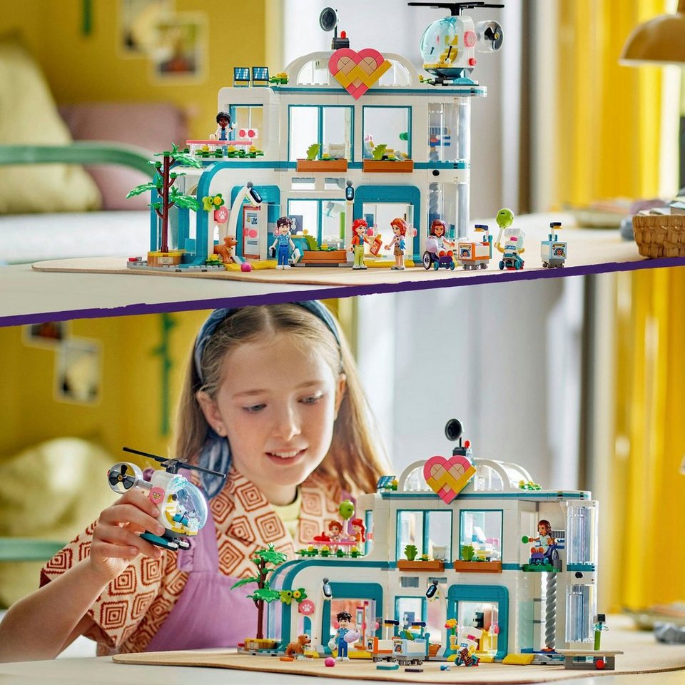 LEGO® Heartlake City Krankenhaus (42621), LEGO Friends Konstruktionsspielsteine, (1045 St), Made in Europe