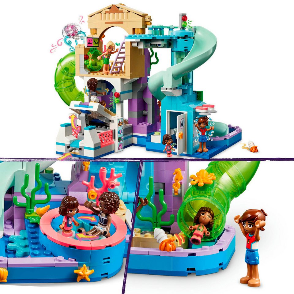 LEGO® Heartlake City Wasserpark (42630), LEGO Friends Konstruktionsspielsteine, (814 St), Made in Europe