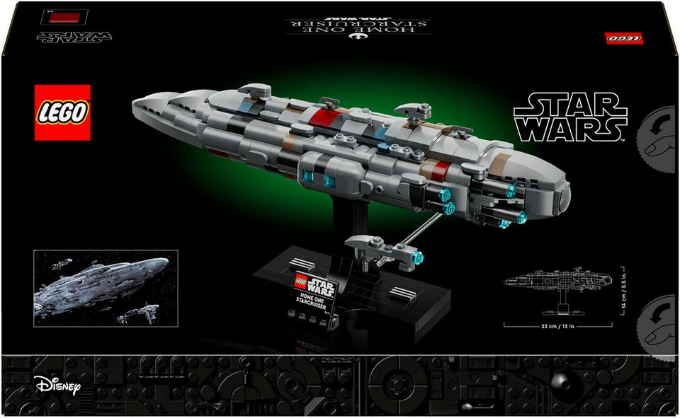 LEGO® Home One Starcruiser (75405), LEGO Star Wars Konstruktionsspielsteine, (559 St), Made in Europe
