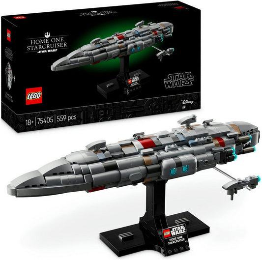 LEGO® Home One Starcruiser (75405), LEGO Star Wars Konstruktionsspielsteine, (559 St), Made in Europe