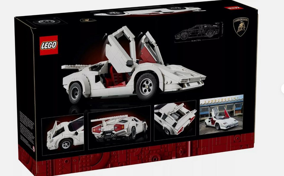 LEGO® Icons - Lamborghini Countach 5000 Quattrovalvole (10337) Spielbausteine, (1506 St)