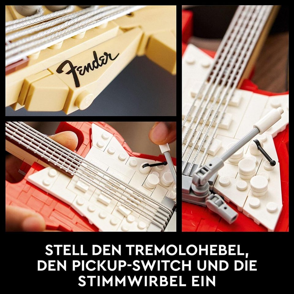 LEGO® Ideas 21329 Ideas Fender® Stra­to­cas­ter® Spielbausteine, (1074 St)
