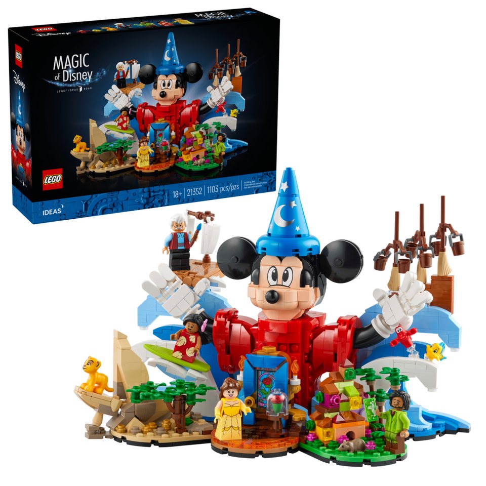 LEGO® Ideas 21352 Disney Magie Spielbausteine, (Set, 1103 St., Set)
