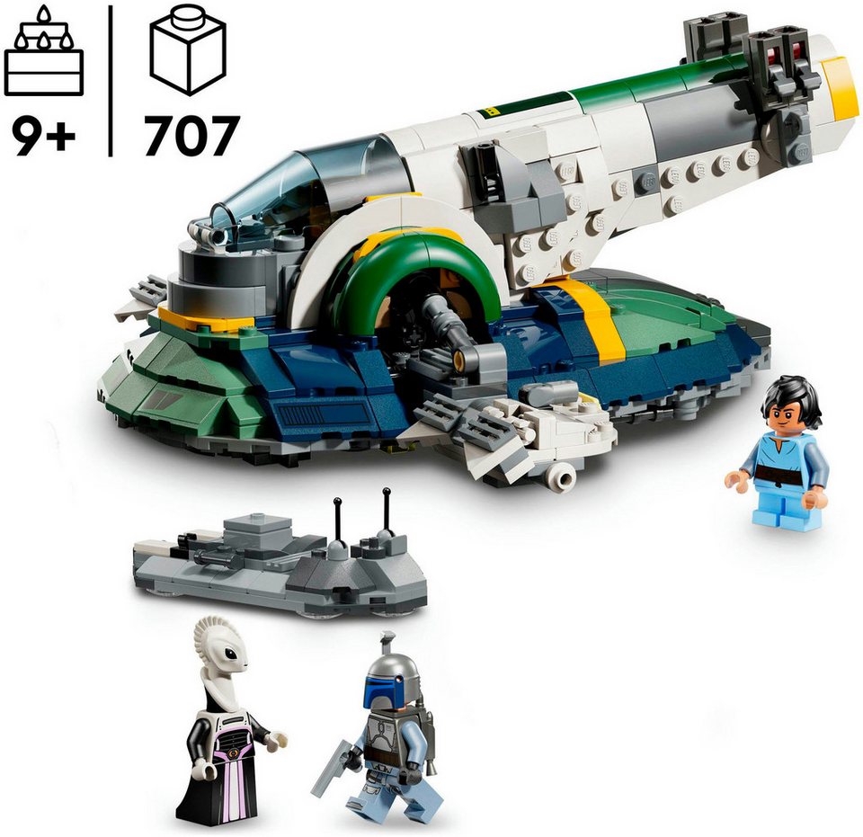 LEGO® Jango Fetts Sternenschiff (75433), LEGO Star Wars™ Konstruktionsspielsteine, (707 St), Made in Europe