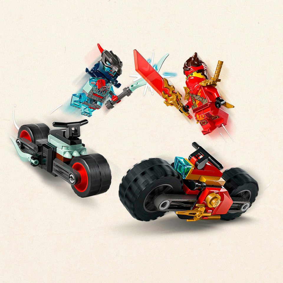 LEGO® Kais Motorradrennen (71838), LEGO Ninjago Konstruktionsspielsteine, (79 St), Made in Europe