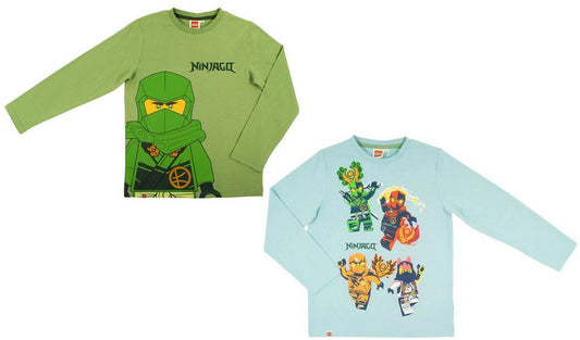 LEGO® kidswear Langarmshirt 2x LEGO Ninjago Langarm-T-Shirts für Jungen und Mädchen Sweatshirts