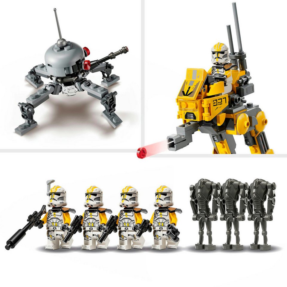 LEGO® Klonsoldaten des 327. Sternenkorps Battle Pack (75431) Konstruktionsspielsteine, (258 St), LEGO Star Wars™; Made in Europe