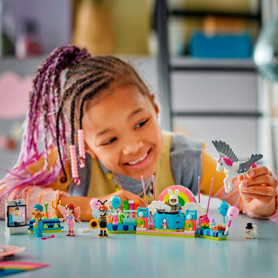 LEGO® Kostümparty mit Einhorn und Fee (42661), LEGO Friends Konstruktionsspielsteine, (261 St), Made in Europe