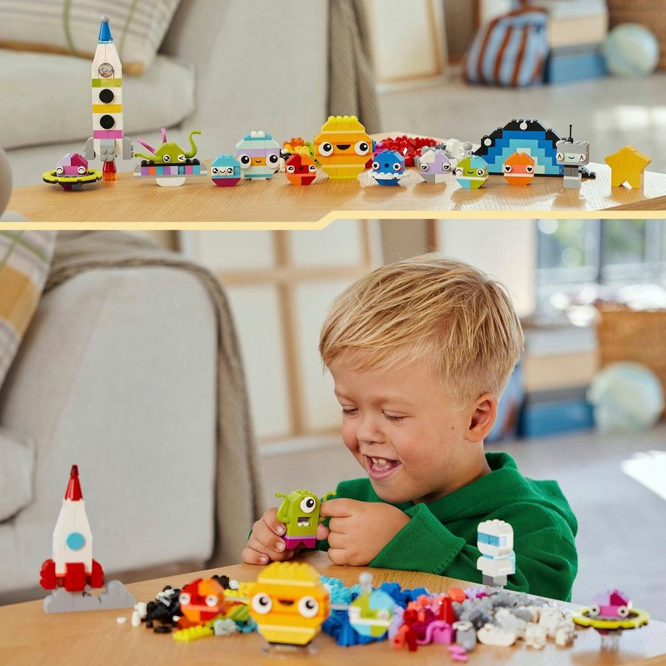 LEGO® Kreative Weltraumplaneten (11037), LEGO Classic Konstruktionsspielsteine, (450 St), Made in Europe
