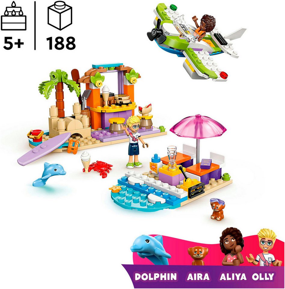 LEGO® Kreativer Reisekoffer (42672), LEGO Friends Konstruktionsspielsteine, (188 St), Made in Europe