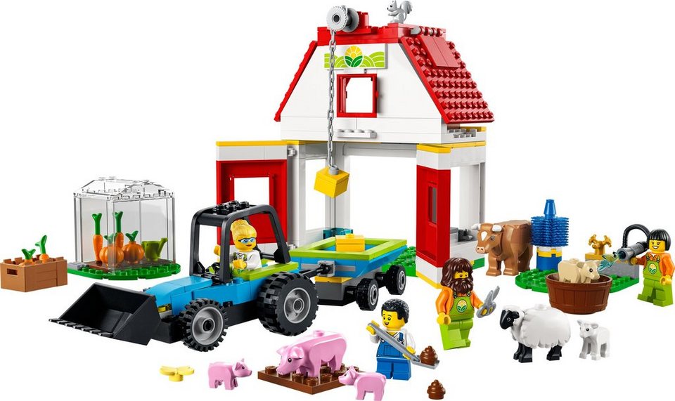 LEGO® LEGO Bauernhof mit Tieren Konstruktionsspielsteine