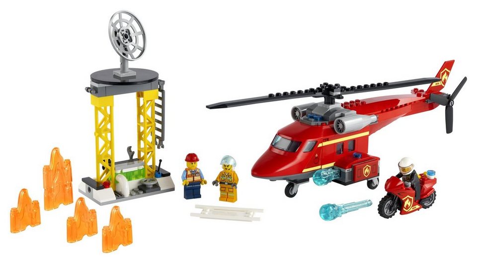 LEGO® LEGO City Feuerwehrhubschrauber Konstruktionsspielsteine