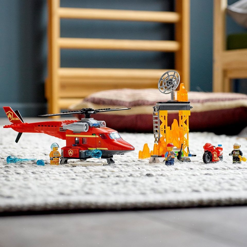 LEGO® LEGO City Feuerwehrhubschrauber Konstruktionsspielsteine