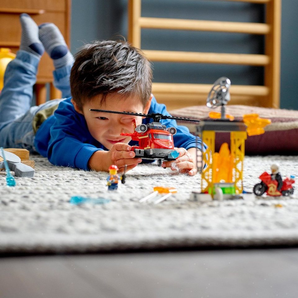 LEGO® LEGO City Feuerwehrhubschrauber Konstruktionsspielsteine