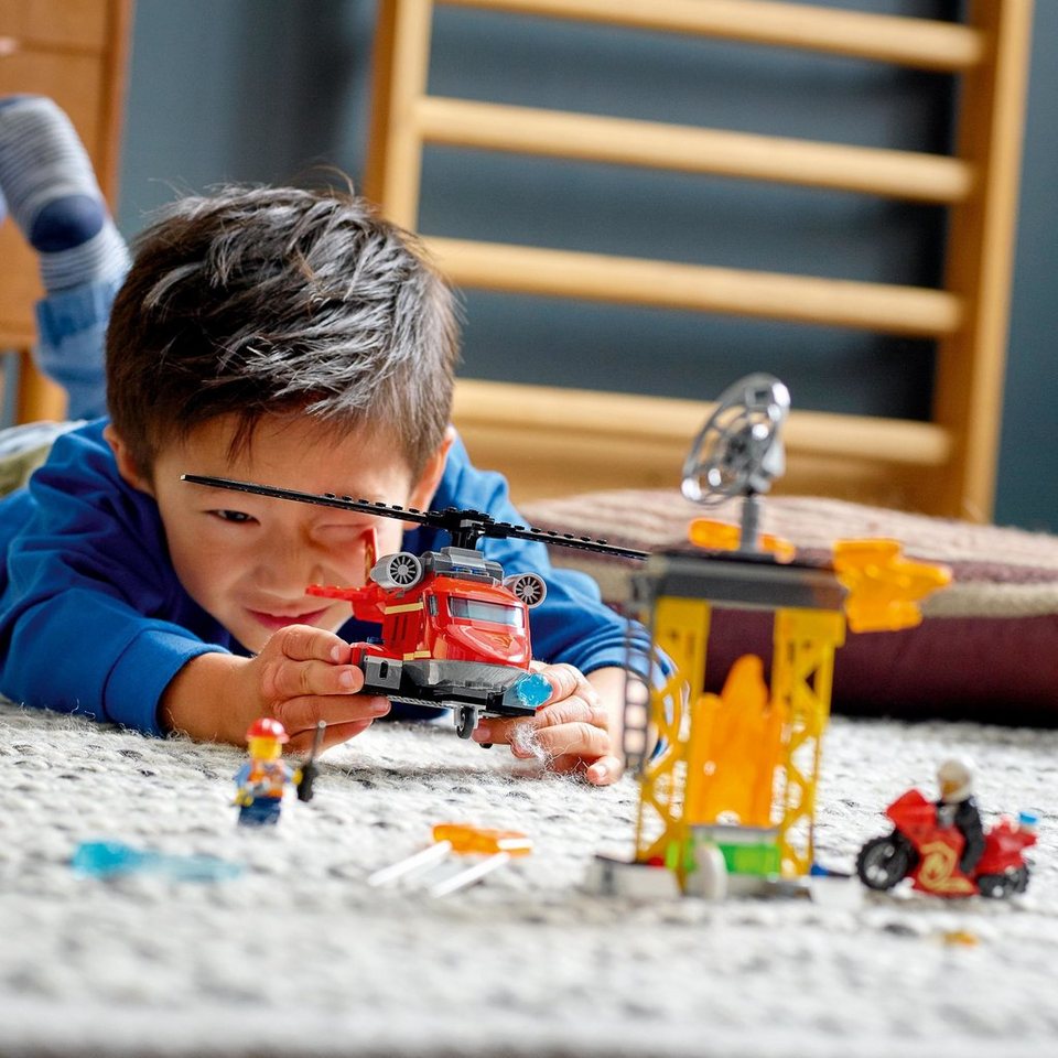 LEGO® LEGO City Feuerwehrhubschrauber Konstruktionsspielsteine