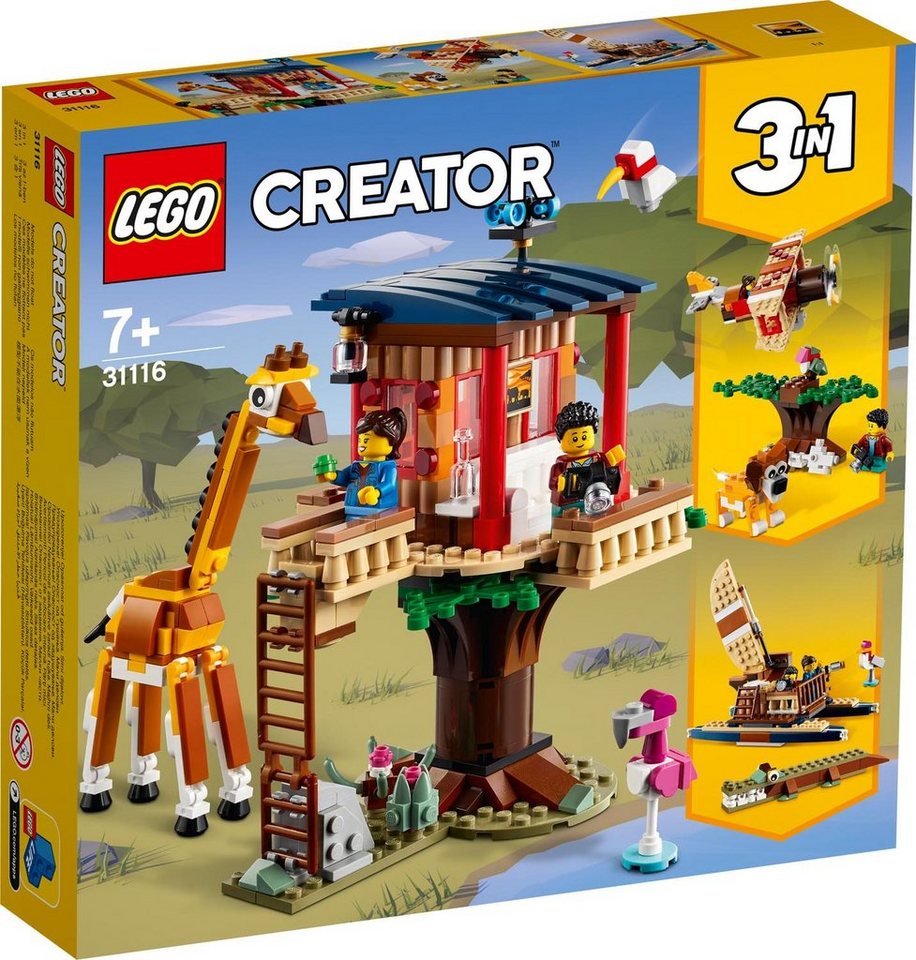 LEGO® LEGO Creator 31116 - Safari-Baumhaus Konstruktions-Spielset