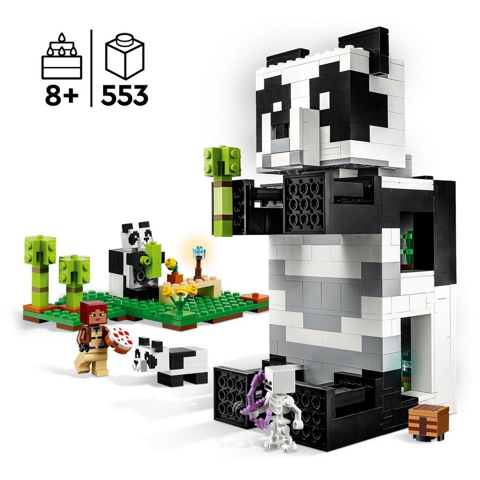 LEGO® LEGO Das Pandahaus Konstruktionsspielsteine