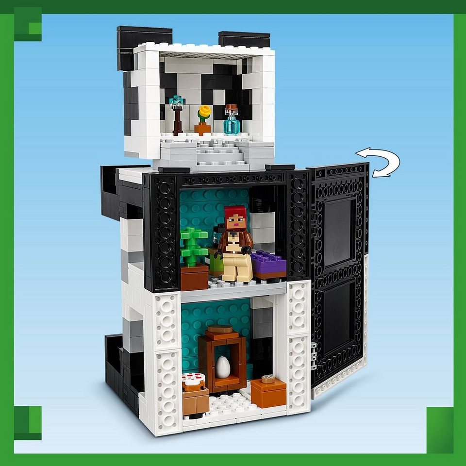 LEGO® LEGO Das Pandahaus Konstruktionsspielsteine