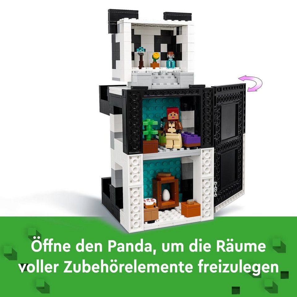LEGO® LEGO Das Pandahaus Konstruktionsspielsteine