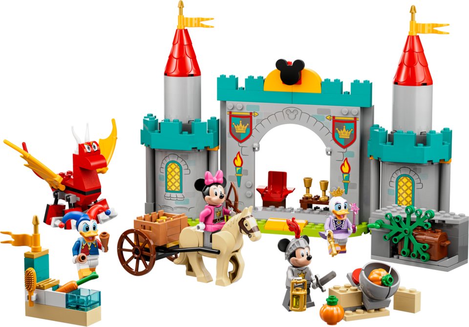 LEGO® LEGO Disney: 10780 - Mickey and Friends Mickys Burgabenteuer Konstruktionsspielsteine, (Set)