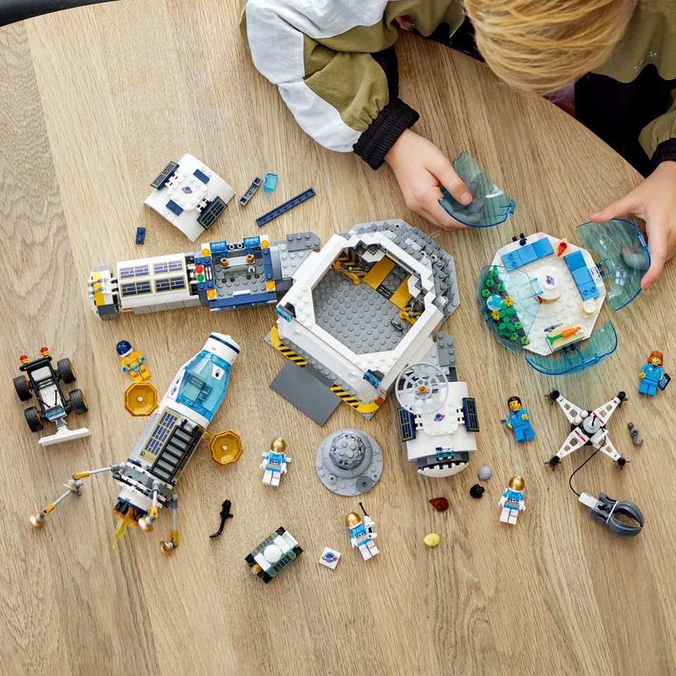 LEGO® LEGO Mond-Forschungsbasis Konstruktionsspielsteine