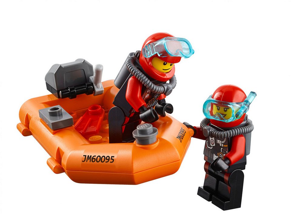 LEGO® LEGO® City 60095 Tiefsee-Expeditionsschiff Konstruktionsspielsteine, (717 St)