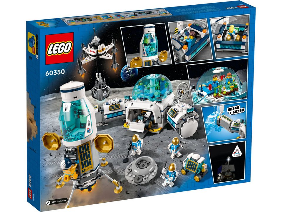 LEGO® LEGO® City Mond-Forschungsbasis - 60350 NEU! Teile 786x Spielbausteine, (Bausteine, 786 St., Kreativ-Set), Made in Europe