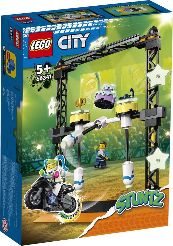 LEGO® LEGO® City Stunt Umstoß-Stuntchallenge 117 Teile 60341 Spielbausteine