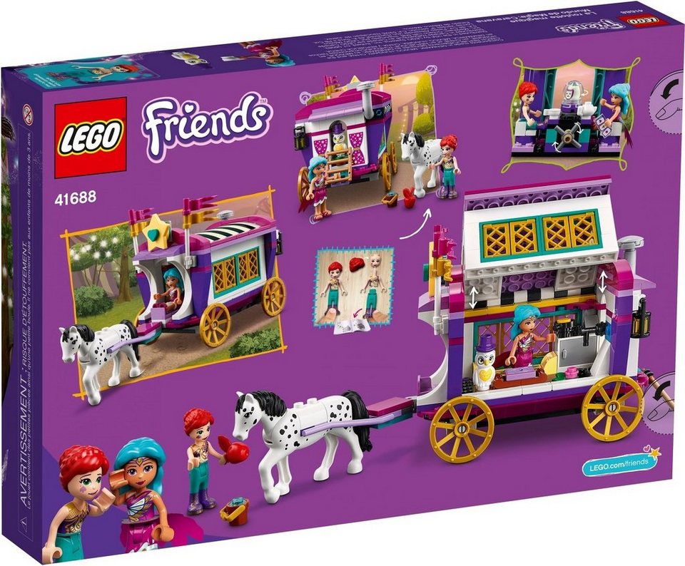 LEGO® LEGO® Friends 41688 Magischer Wohnwagen Konstruktionsspielsteine, (348 St)