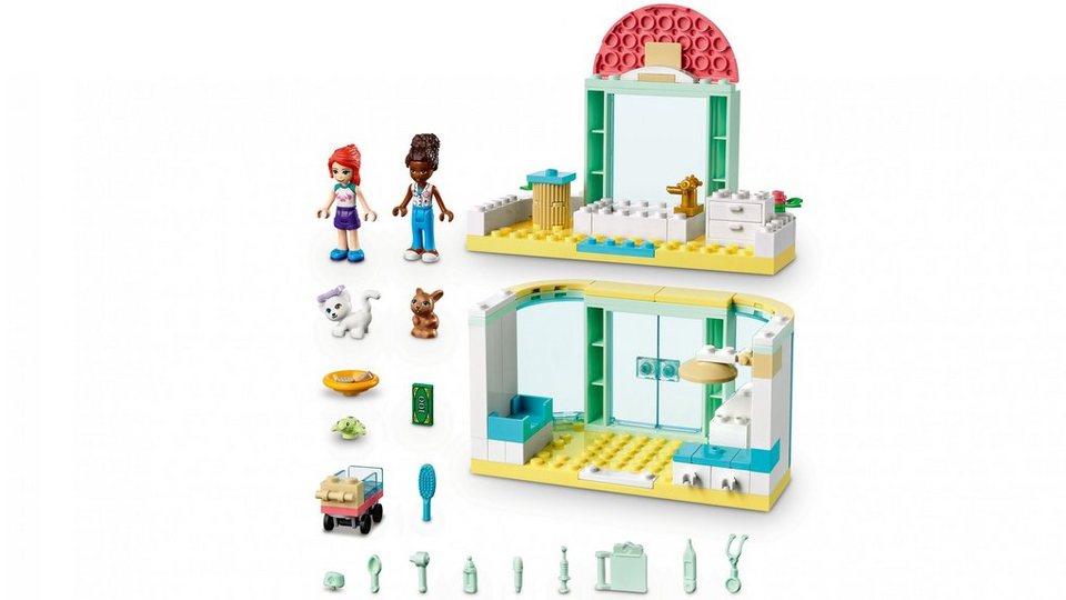LEGO® LEGO® Friends 41695 Tierklinik Konstruktionsspielsteine, (111 St)