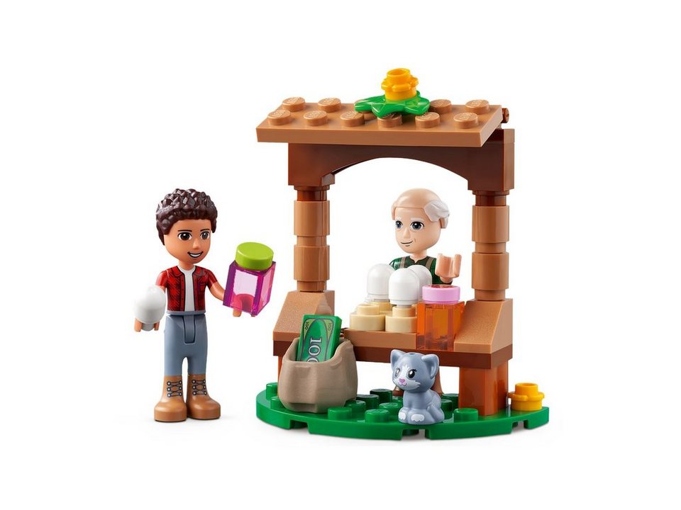 LEGO® LEGO® Friends 41721 Bio-Bauernhof Konstruktionsspielsteine, (826 St)