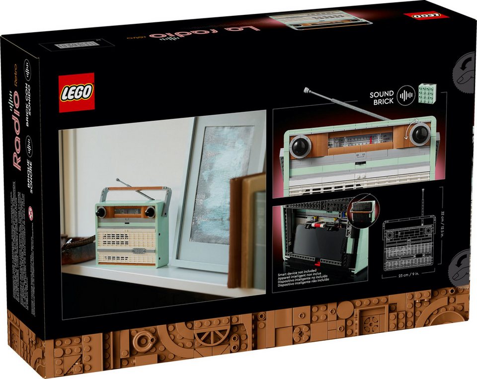 LEGO® LEGO® Icons 10334 Retro-Kofferradio Konstruktionsspielsteine